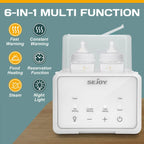 SEJOY Bottle Warmer, 6 in 1,Breastmilk and Formula Milk Warmer, Baby Food Heating, Baby Water Warmer, Breast Feeding Essentials